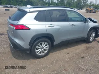 2024 Toyota Corolla Cross LE with VIN 7MUBAABGXRV110138, listed as a IAAI auction lot 42434214 with 8,185 mi miles and . Bid and sale history available at DreamBid. Image 4.