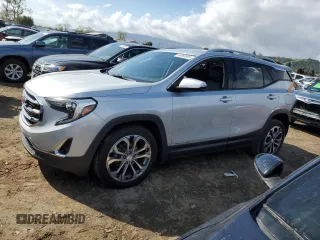 2019 GMC Terrain SLT with VIN 3GKALPEV2KL204785, listed as a Copart auction lot 50060505 with 98,724 mi miles and Salvage Title. Bid and sale history available at carsss.com. Image 1.