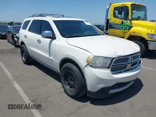 2012 Dodge Durango Citadel with VIN 1C4SDJET6CC197927, listed as a IAAI auction lot 42494314 with 186,222 mi miles and . Bid and sale history available at DreamBid. Image 1.