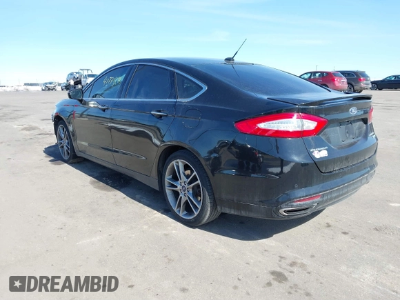 2016 Ford Fusion Titanium with VIN 3FA6P0K9XGR250007, listed as a IAAI auction lot 41775696 with 90,000 mi miles and . Bid and sale history available at DreamBid. Image 3.