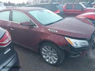 2014 Buick LaCrosse Premium I with VIN 1G4GE5G32EF294286, listed as a IAAI auction lot 41193977 with 64,954 mi miles. Bid and sale history available at carsss.com. Image 1.