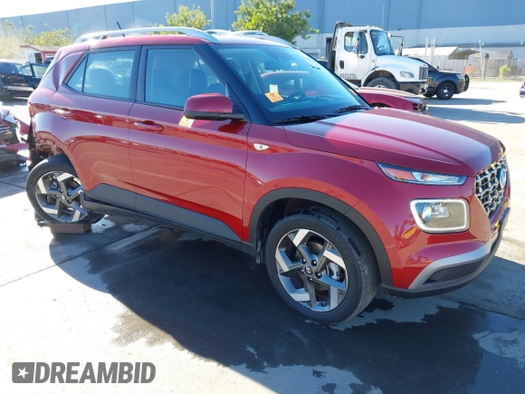 2024 Hyundai Venue SEL with VIN KMHRC8A32RU293150, listed as a IAAI auction lot 41309696 with 7,690 mi miles and . Bid and sale history available at DreamBid. Image 1.