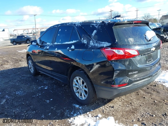2020 Chevrolet Equinox LS with VIN 2GNAXSEV5L6108438, listed as a IAAI auction lot 40998921 with 48,028 mi miles. Bid and sale history available at carsss.com. Image 3.