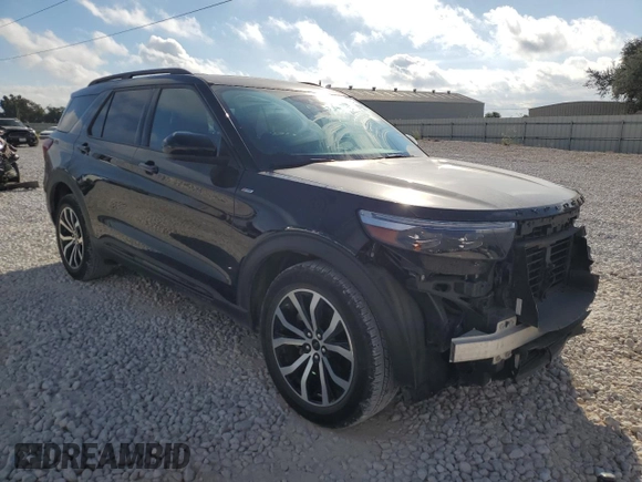 2022 Ford Explorer ST-Line with VIN 1FMSK7KH1NGA28334, listed as a Copart auction lot 75318684 with 44,802 mi miles and Salvage Title. Bid and sale history available at carsss.com. Image 4.