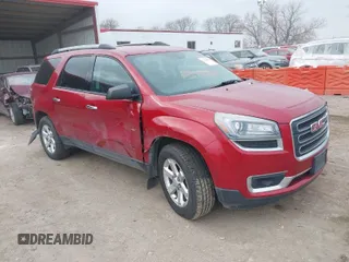 2014 GMC Acadia SLE with VIN 1GKKVPKD6EJ277356, listed as a IAAI auction lot 41716821 with 116,294 mi miles and . Bid and sale history available at carsss.com. Image 1.