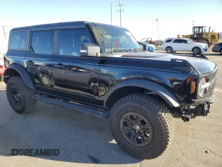 2024 Ford Bronco Wildtrak с VIN 1FMEE2BP3RLB31198, выставлен на аукционе Copart как лот 48140845 с пробегом 2 609 миль миль и Списание • Salvage title. История ставок и продаж доступна на DreamBid. Изображение 4.