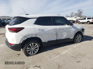 2021 Chevrolet TrailBlazer LS with VIN KL79MMS23MB180678, listed as a Copart auction lot 42801485 with 64,548 mi miles and Salvage Title. Bid and sale history available at carsss.com. Image 3.
