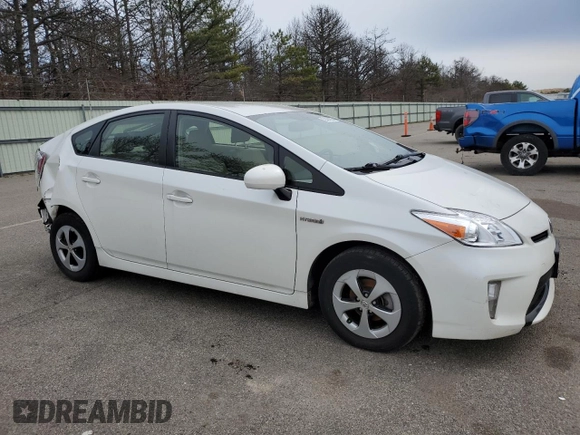 2013 Toyota Prius One with VIN JTDKN3DU9D1691196, listed as a Copart auction lot 52464655 with 195,396 mi miles and Salvage Title. Bid and sale history available at DreamBid. Image 4.