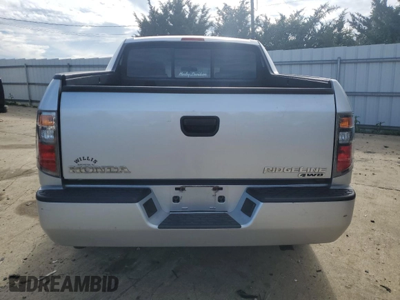 2008 Honda Ridgeline RT with VIN 2HJYK16248H501925, listed as a Copart auction lot 73647194 with 245,835 mi miles and Salvage Title. Bid and sale history available at carsss.com. Image 6.