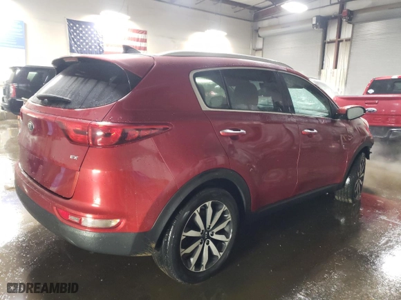 2017 Kia Sportage EX with VIN KNDPN3AC0H7237407, listed as a Copart auction lot 42774995 with 192,611 mi miles and Salvage Title. Bid and sale history available at carsss.com. Image 3.