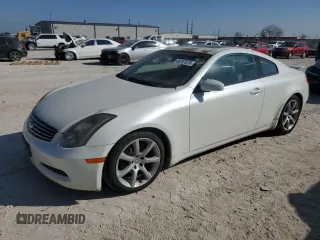 2004 Infiniti G35 w/Leather z VIN JNKCV54E14M804757, wystawiony jako Copart lot #46757575 z przebiegiem 164 487 mil mil oraz Czysty tytuł • Clean title. Historia ofert i sprzedaży dostępna na DreamBid. Obrazek 1.