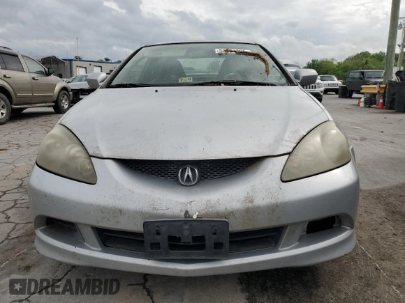 2005 Acura RSX with VIN JH4DC54875S008659, listed as a Copart auction lot 53921895 with 287,109 mi miles and Clean Title. Bid and sale history available at carsss.com. Image 5.