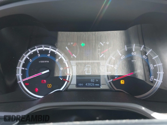 2019 Toyota 4Runner SR5 with VIN JTEBU5JR1K5725714, listed as a IAAI auction lot 42565292 with 43,826 mi miles and . Bid and sale history available at DreamBid. Image 7.