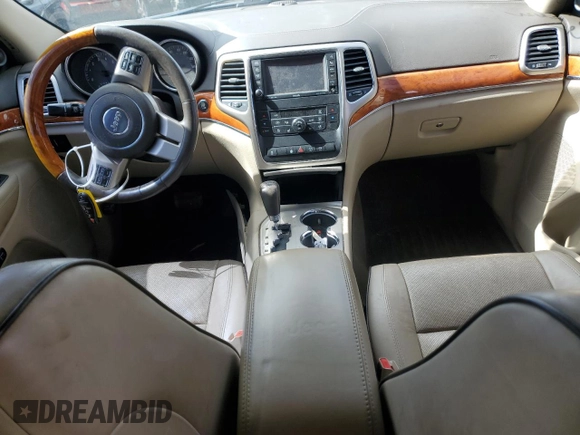 2013 Jeep Grand Cherokee Overland with VIN 1C4RJFCG4DC586089, listed as a Copart auction lot 50768105 with 98,862 mi miles and Non Repairable. Bid and sale history available at carsss.com. Image 8.