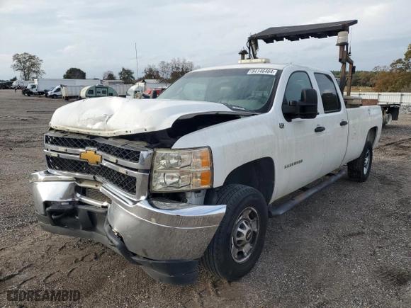 2013 Chevrolet Silverado 2500HD Work Truck with VIN 1GC1CVCG4DF204045, listed as a Copart auction lot 84146464 with 341,235 mi miles and Salvage Title. Bid and sale history available at carsss.com. Image 2.