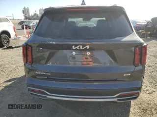 2023 Kia Sorento Hybrid EX with VIN KNDRHDLG7P5187878, listed as a Copart auction lot 87659315 with 19,601 mi miles and Salvage Title. Bid and sale history available at carsss.com. Image 6.