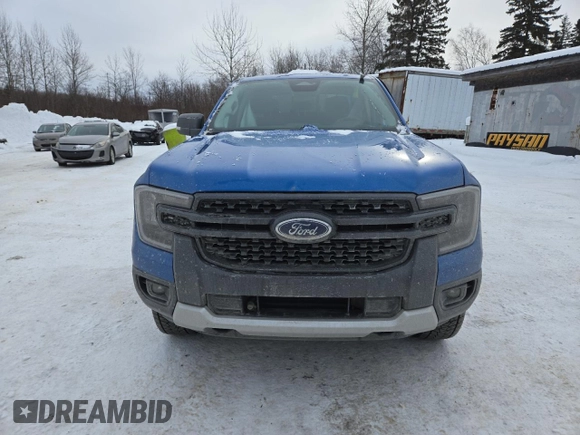 2024 Ford Ranger XLT with VIN 1FTER4HH7RLE11081, listed as a Copart auction lot 43806865 with 17,921 mi miles and Salvage Title. Bid and sale history available at DreamBid. Image 5.