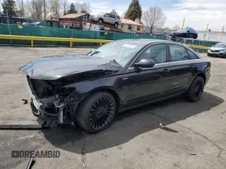 2012 Audi A6 Premium Plus z VIN WAUGGAFCXCN135623, wystawiony jako Copart lot #53300135 z przebiegiem 100 314 mil mil oraz Szkoda całkowita • Salvage title. Historia ofert i sprzedaży dostępna na DreamBid. Obrazek 1.