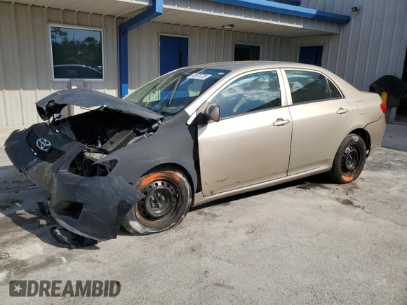 2010 Toyota Corolla with VIN 2T1BU4EE4AC427018, listed as a Copart auction lot 48974735 with 59,543 mi miles and Salvage Title. Bid and sale history available at carsss.com. Image 1.