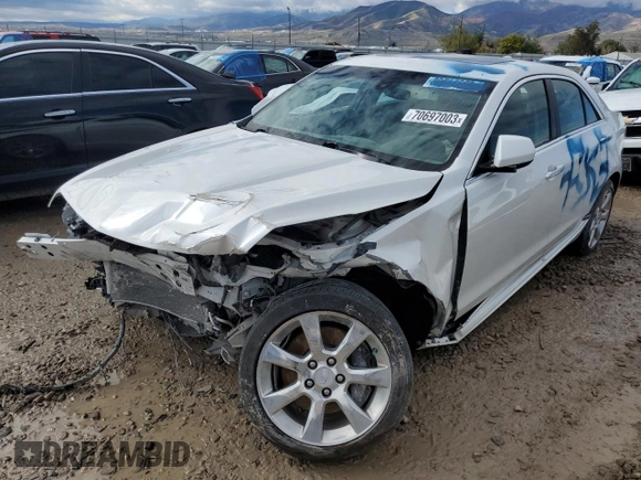 2016 Cadillac ATS Standard AWD z VIN 1G6AG5RX1G0157420, wystawiony jako Copart lot #70697003 z przebiegiem Nie podano mil oraz Szkoda całkowita • Salvage title. Historia ofert i sprzedaży dostępna na DreamBid. Obrazek 1.