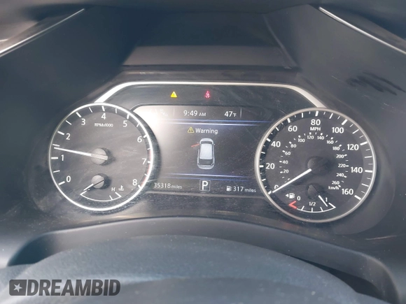 2020 Nissan Murano S with VIN 5N1AZ2AS8LN149295, listed as a IAAI auction lot 41192136 with 35,318 mi miles and . Bid and sale history available at DreamBid. Image 7.