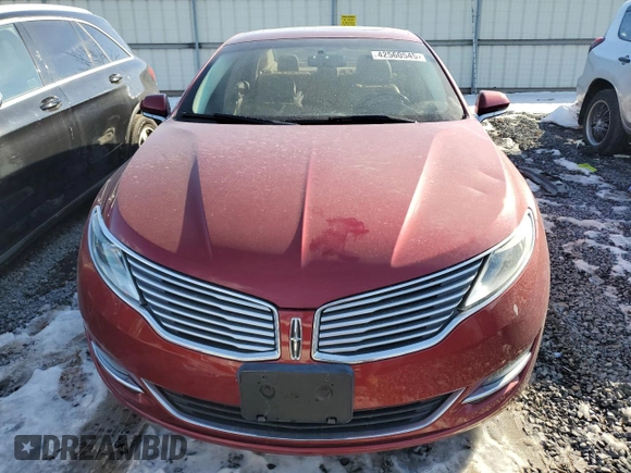 2013 Lincoln MKZ with VIN 3LN6L2J9XDR812823, listed as a Copart auction lot 42560545 with 106,216 mi miles and Salvage Title. Bid and sale history available at DreamBid. Image 5.