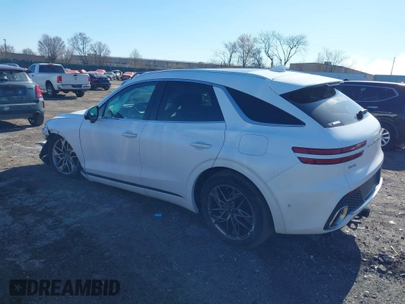 2022 Genesis GV70 2.5T with VIN KMUMADTB5NU051297, listed as a IAAI auction lot 41892642 with 46,421 mi miles and . Bid and sale history available at DreamBid. Image 3.