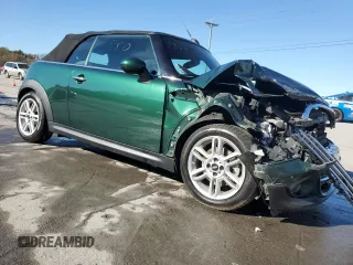 2015 MINI Convertible with VIN WMWZN3C53FT862148, listed as a Copart auction lot 76911714 with 56,065 mi miles and Salvage title. Bid and sale history available at DreamBid. Image 4.