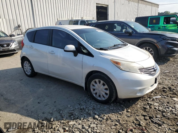 2014 Nissan Note S Plus with VIN 3N1CE2CPXEL368508, listed as a Copart auction lot 62755805 with 89,340 mi miles and Clean title. Bid and sale history available at DreamBid. Image 4.