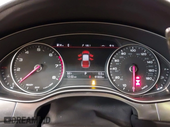 2018 Audi A7 Prestige with VIN WAU23AFC4JN034435, listed as a IAAI auction lot 41193774 with 61,833 mi miles. Bid and sale history available at carsss.com. Image 15.