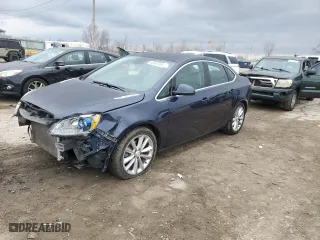 2015 Buick Verano with VIN 1G4PP5SKXF4110704, listed as a Copart auction lot 50593105 with 166,737 mi miles and Salvage Title. Bid and sale history available at carsss.com. Image 1.