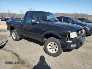 2004 Ford Ranger XL with VIN 1FTYR10U44PB07129, listed as a Copart auction lot 49108875 with Not Provided miles and Salvage Title. Bid and sale history available at DreamBid. Image 4.