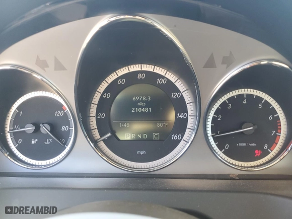 2010 Mercedes-Benz C-Class C 300 Sport with VIN WDDGF8BB7AR101260, listed as a Copart auction lot 46234165 with NaN miles and Salvage Title. Bid and sale history available at carsss.com. Image 9.