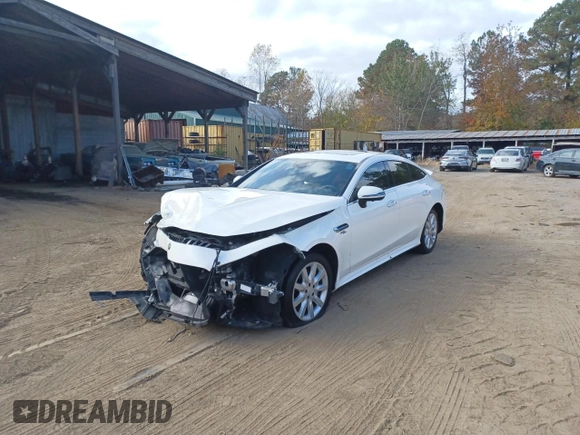 2021 Mercedes-Benz AMG GT 43 with VIN W1K7X5KB3MA037250, listed as a Copart auction lot 79442054 with 14,211 mi miles and Clean title. Bid and sale history available at DreamBid. Image 2.