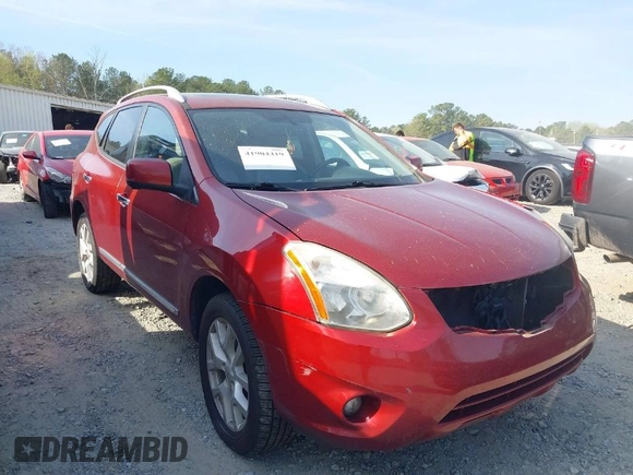 2012 Nissan Rogue S with VIN JN8AS5MT4CW261721, listed as a IAAI auction lot 41904419 with 172,551 mi miles. Bid and sale history available at carsss.com. Image 1.