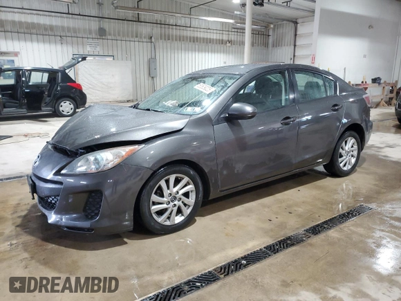 2013 Mazda 3 i Touring with VIN JM1BL1VP9D1834621, listed as a Copart auction lot 53509025 with 101,785 mi miles and Salvage Title. Bid and sale history available at DreamBid. Image 1.