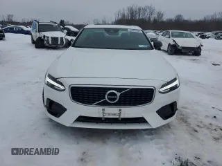 2020 Volvo S90 R-Design with VIN LVYA22MT2LP173215, listed as a Copart auction lot 46662405 with 54,491 mi miles and Salvage Title. Bid and sale history available at carsss.com. Image 5.