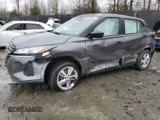2024 Nissan Kicks S with VIN 3N1CP5BV3RL495473, listed as a Copart auction lot 50250855 with 22,680 mi miles and Salvage Title. Bid and sale history available at carsss.com. Image 1.