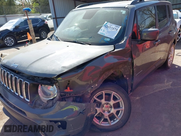 2020 Jeep Renegade Latitude с VIN ZACNJABB2LPM00385, выставлен на аукционе IAAI как лот 42017474 с пробегом 70 220 миль миль и . История ставок и продаж доступна на DreamBid. Изображение 6.