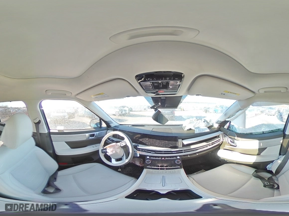 2025 Hyundai Santa Fe Calligraphy with VIN 5NMP5DGL6SH086490, listed as a Copart auction lot 46896765 with 2,139 mi miles and Salvage Title. Bid and sale history available at carsss.com. Image 14.