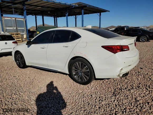 2018 Acura TLX w/Advance Pkg with VIN 19UUB2F7XJA003691, listed as a Copart auction lot 41825895 with 82,066 mi miles and Salvage Title. Bid and sale history available at carsss.com. Image 2.