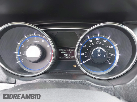 2014 Hyundai Sonata GLS with VIN 5NPEB4AC4EH892344, listed as a IAAI auction lot 42092885 with 78,079 mi miles and . Bid and sale history available at carsss.com. Image 7.