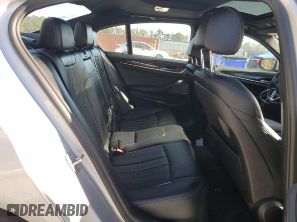 2018 BMW 5 Series 530e xDrive with VIN WBAJB1C57JB084218, listed as a Copart auction lot 46308145 with 80,884 mi miles and Clean Title. Bid and sale history available at carsss.com. Image 10.