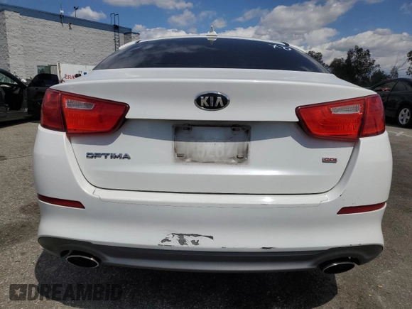 2015 Kia Optima LX with VIN 5XXGM4A78FG509301, listed as a Copart auction lot 51391025 with 213,914 mi miles and Salvage Title. Bid and sale history available at carsss.com. Image 6.