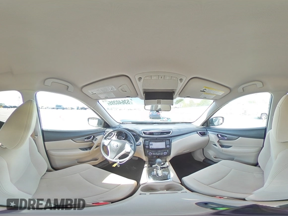 2016 Nissan Rogue SV with VIN KNMAT2MV9GP671536, listed as a Copart auction lot 53640395 with 68,646 mi miles and Salvage Title. Bid and sale history available at carsss.com. Image 16.