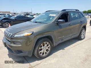 2015 Jeep Cherokee Sport with VIN 1C4PJLAB5FW684191, listed as a Copart auction lot 64256405 with 159,289 mi miles and Salvage title. Bid and sale history available at DreamBid. Image 1.