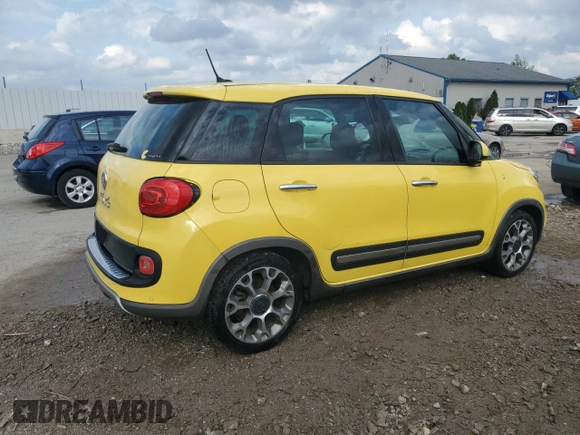 2014 FIAT 500L Trekking with VIN ZFBCFADH3EZ013560, listed as a Copart auction lot 58624435 with 161,669 mi miles and Non repairable. Bid and sale history available at DreamBid. Image 3.