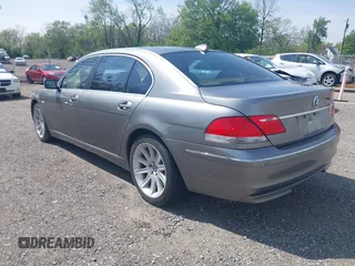 2006 BMW 7 Series 750Li with VIN WBAHN83536DT39909, listed as a IAAI auction lot 42159139 with 107,734 mi miles. Bid and sale history available at carsss.com. Image 3.