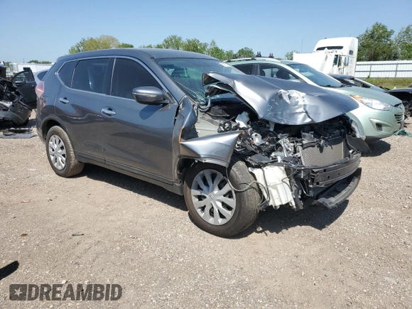 2015 Nissan Rogue SV with VIN KNMAT2MT4FP546716, listed as a Copart auction lot 52157585 with 115,348 mi miles and Salvage Title. Bid and sale history available at carsss.com. Image 4.
