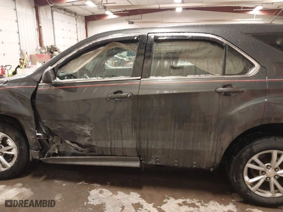 2017 Chevrolet Equinox LS with VIN 2GNFLEEK0H6146465, listed as a IAAI auction lot 41608780 with 124,643 mi miles. Bid and sale history available at carsss.com. Image 14.